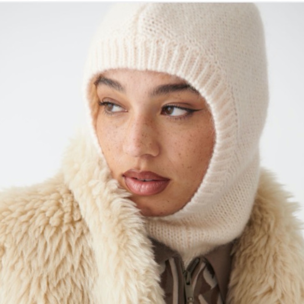 & Other Stories Wool Blend Knitted Hood